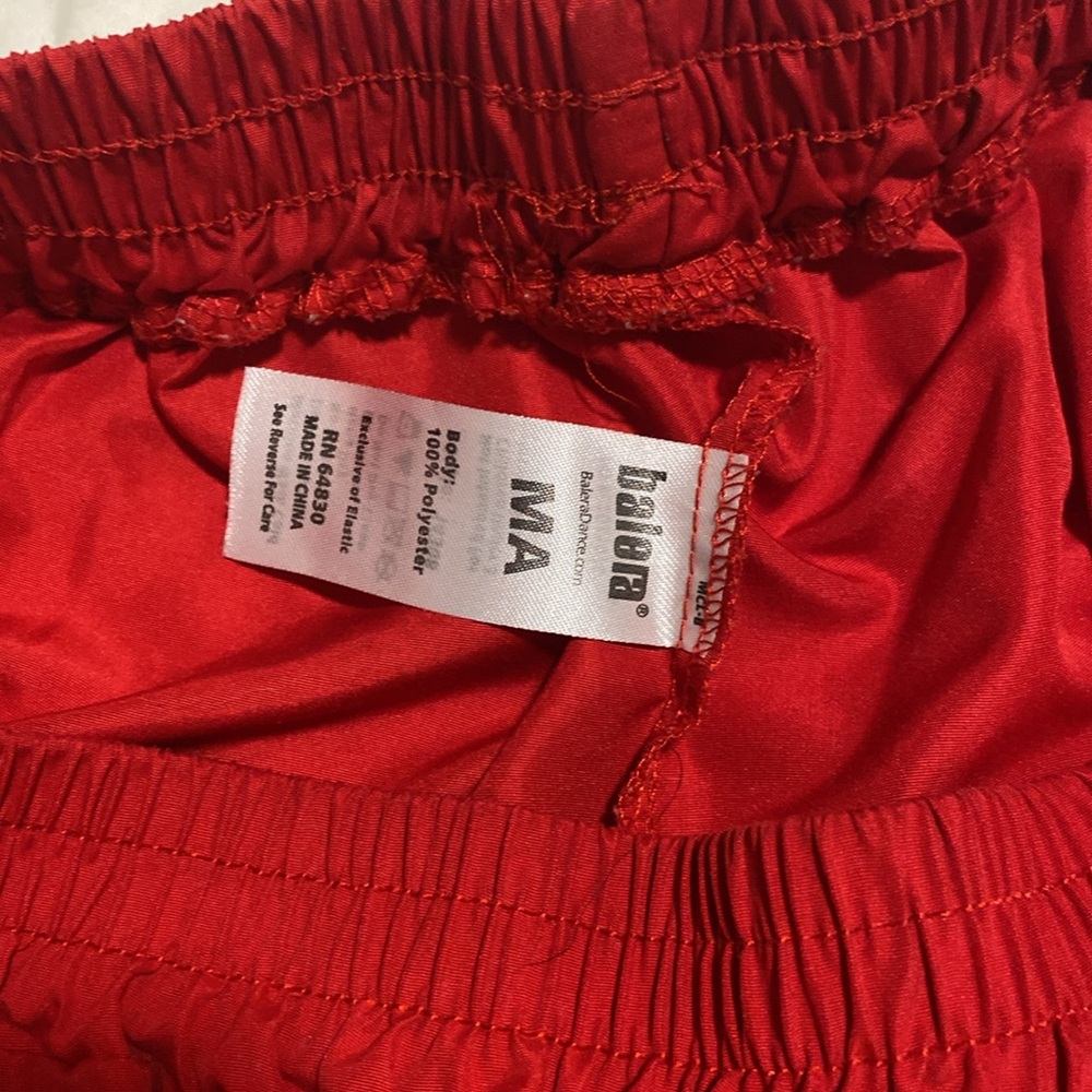 Vibrant Red Jogger Pants - Picture 2 of 4